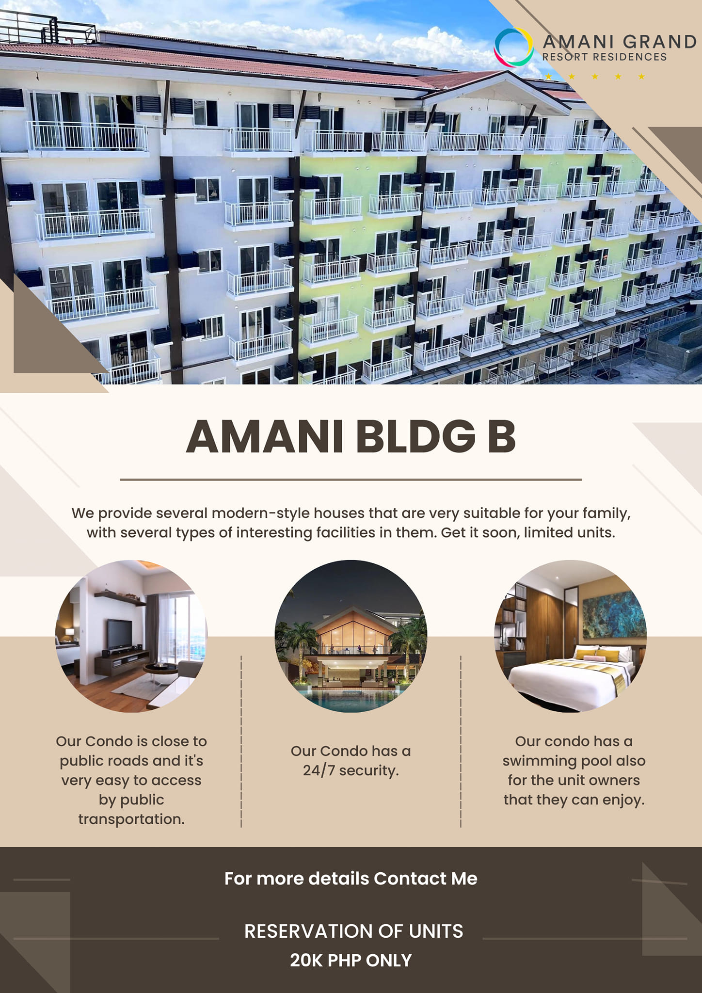 AMANI GRAND RESORT RESIDENCES MACTAN - BUILDING B STUDIO