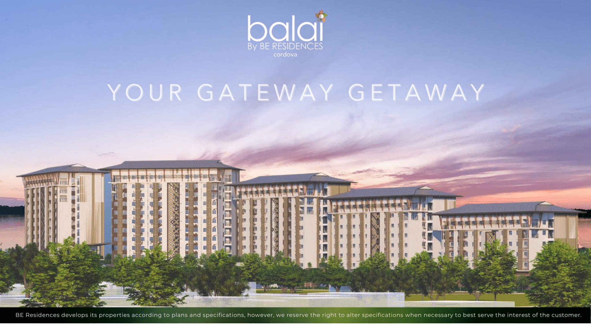 BALAI BY RESIDENCES CORDOVA - YARDEN UNIT